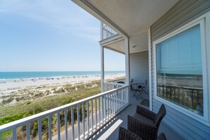 Terrace/patio - Seacoast Villas 4 3 Bedroom Holiday Home By My Ocean Rentals (Folly Beach)