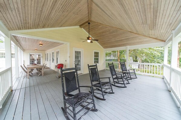 Porch - E Huron 308 4 Bedroom Holiday Home By My Ocean Rentals (Folly Beach)