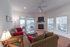 Family House, 3 Bedrooms, River View | Living area | TV