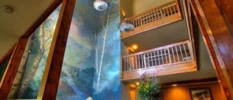 Sittområde i lobbyn