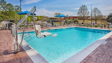 Seasonal outdoor pool