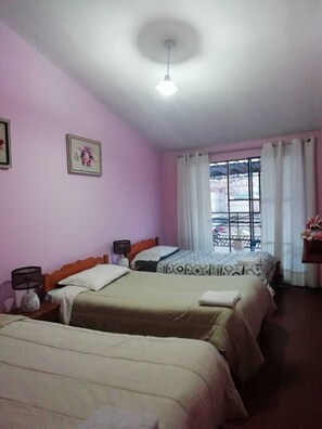 Tripla Basic, 1 camera da letto, bagno condiviso | 1 camera, postazione laptop, tende oscuranti, Wi-Fi gratuito