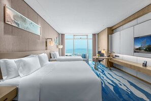 Classic Room, Multiple Beds, Sea View | Premium bedding, minibar, in-room safe, desk - Intercontinental Xiamen by IHG (Xiamen)