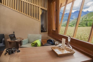 Premium bedding, in-room safe, individually decorated