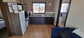 Standard 2 Bedroom Cottage | Private kitchen | Fridge, microwave, stovetop, espresso maker