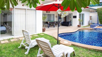 Superior Villa, 2 Bedrooms, Private Pool | Terrace/patio