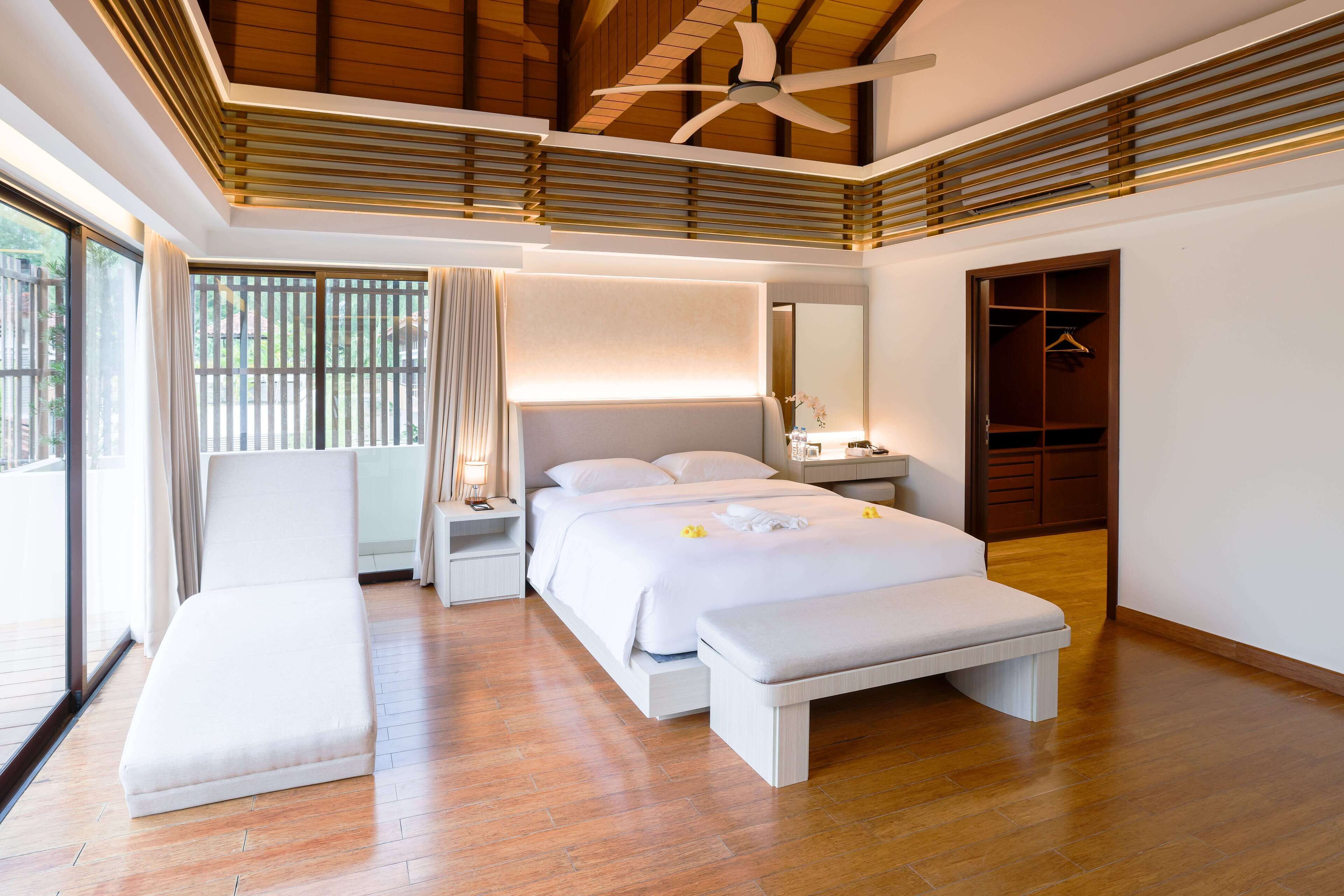 villa, 4 bedrooms, private pool, beach view | 4 bedrooms, in-room safe, desk, free wifi