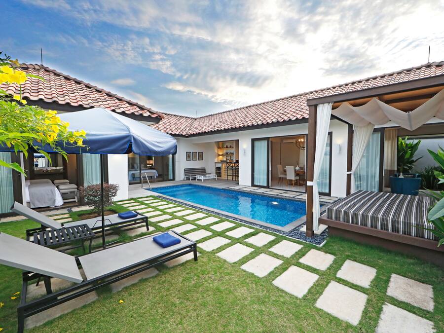 Villa, 2 Bedrooms, Private Pool, Garden Area | View from room