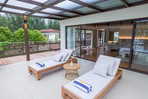 Villa, 4 Bedrooms, Private Pool, Beach View | Terrace/patio