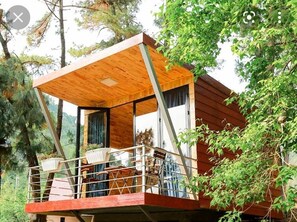 Majoituspaikan julkisivu