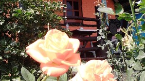 A brick building with a sign reading "PHATTR ANEE VIEIPORT 60/5". - View Point Lodge (Mae Hong Son)