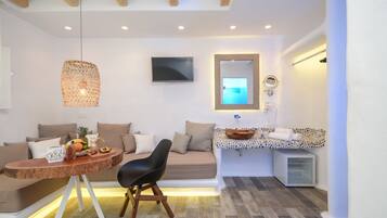 Executive-Suite, Meerblick | Wohnzimmer