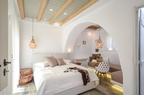 Executive-Suite, Meerblick | Hochwertige Bettwaren, Pillowtop-Betten, Zimmersafe