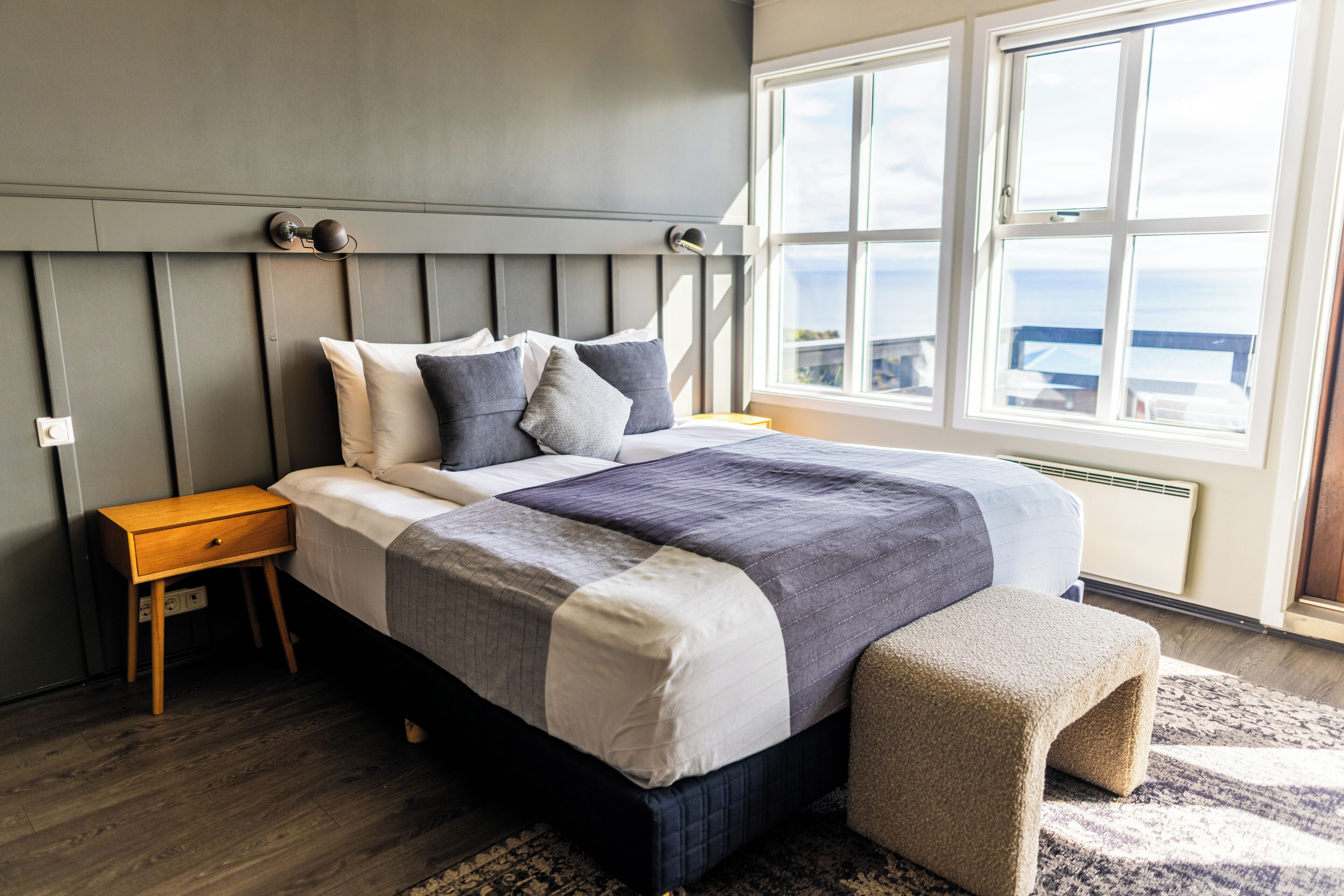 superior room, 1 queen bed, ocean view | in-room safe, desk, free cots/infant beds, free wifi