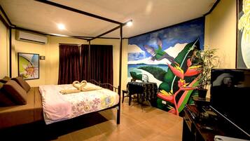 Minibar, desk, iron/ironing board, free cots/infant beds