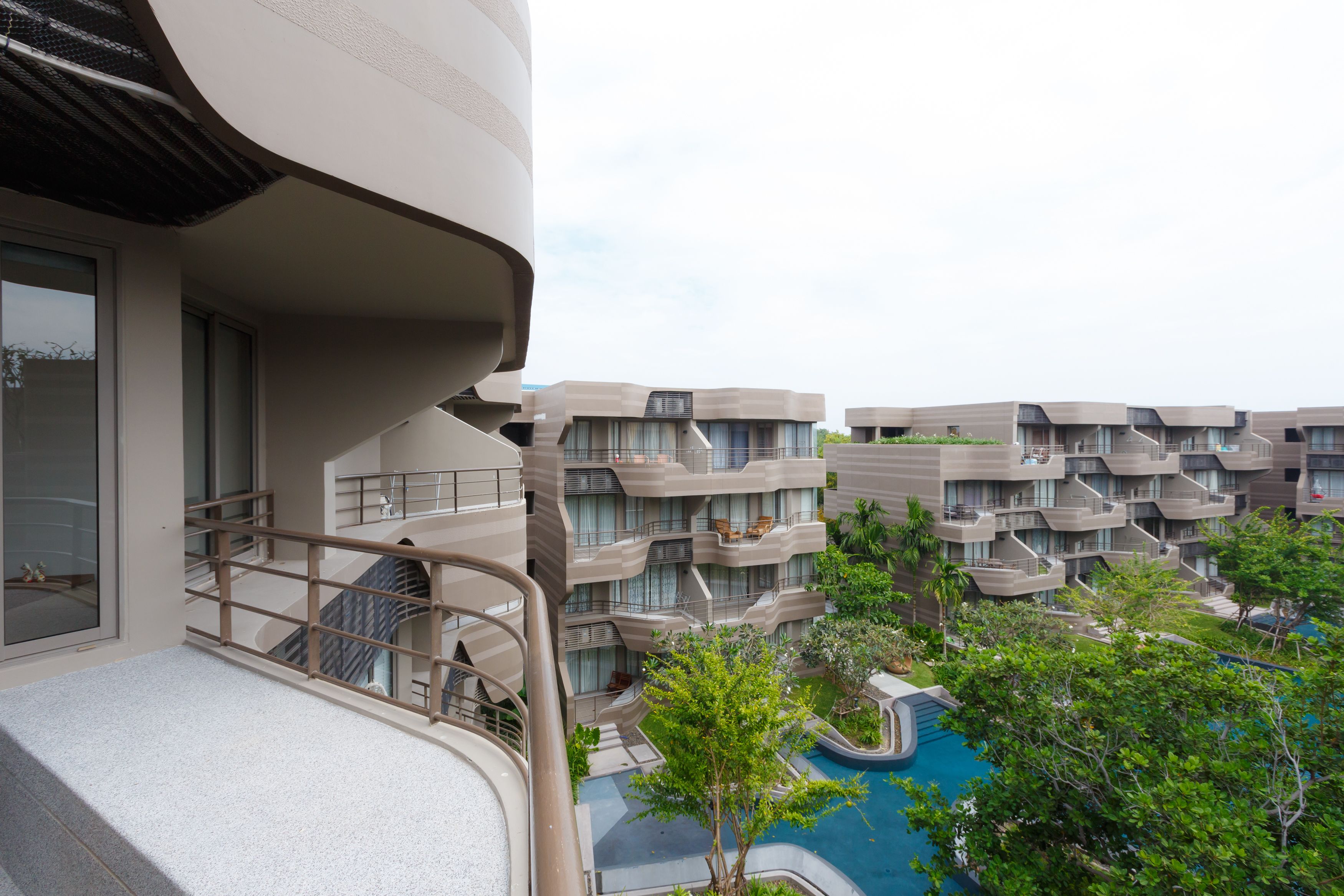 Apartment, 1 Bedroom, Pool View | In-room safe, blackout curtains