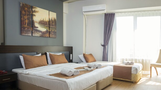 Phòng 2 giường đơn phong cách cổ điển