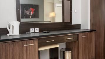 Desk, cots/infant beds, free WiFi