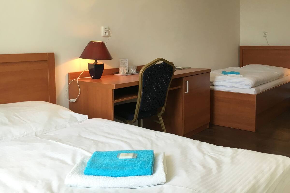 Comfort Suite, 2 Bedrooms, Ensuite | Hypo-allergenic bedding, in-room safe, desk, blackout drapes