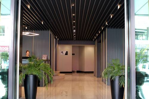Entrée de l’hébergement