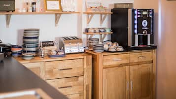 Daily buffet breakfast (EUR 15 per person)