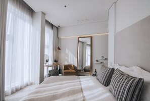 In-room safe, blackout curtains, soundproofing, free WiFi - 65 Hotel, Rothschild Tel Aviv - an Atlas Boutique Hotel (Tel Aviv)