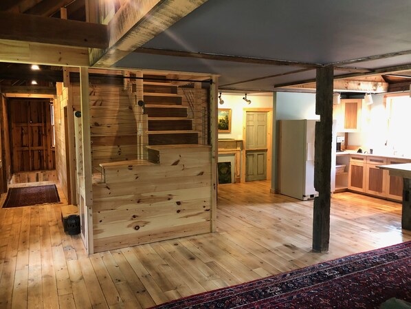 Family Cabin | Living area | 42-inch plasma TV with cable channels, TV