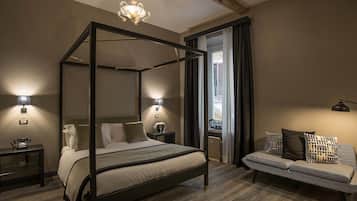 1 chambre, literie de qualité supérieure, couette en duvet d'oie
