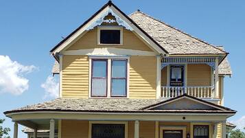 Majoituspaikan julkisivu