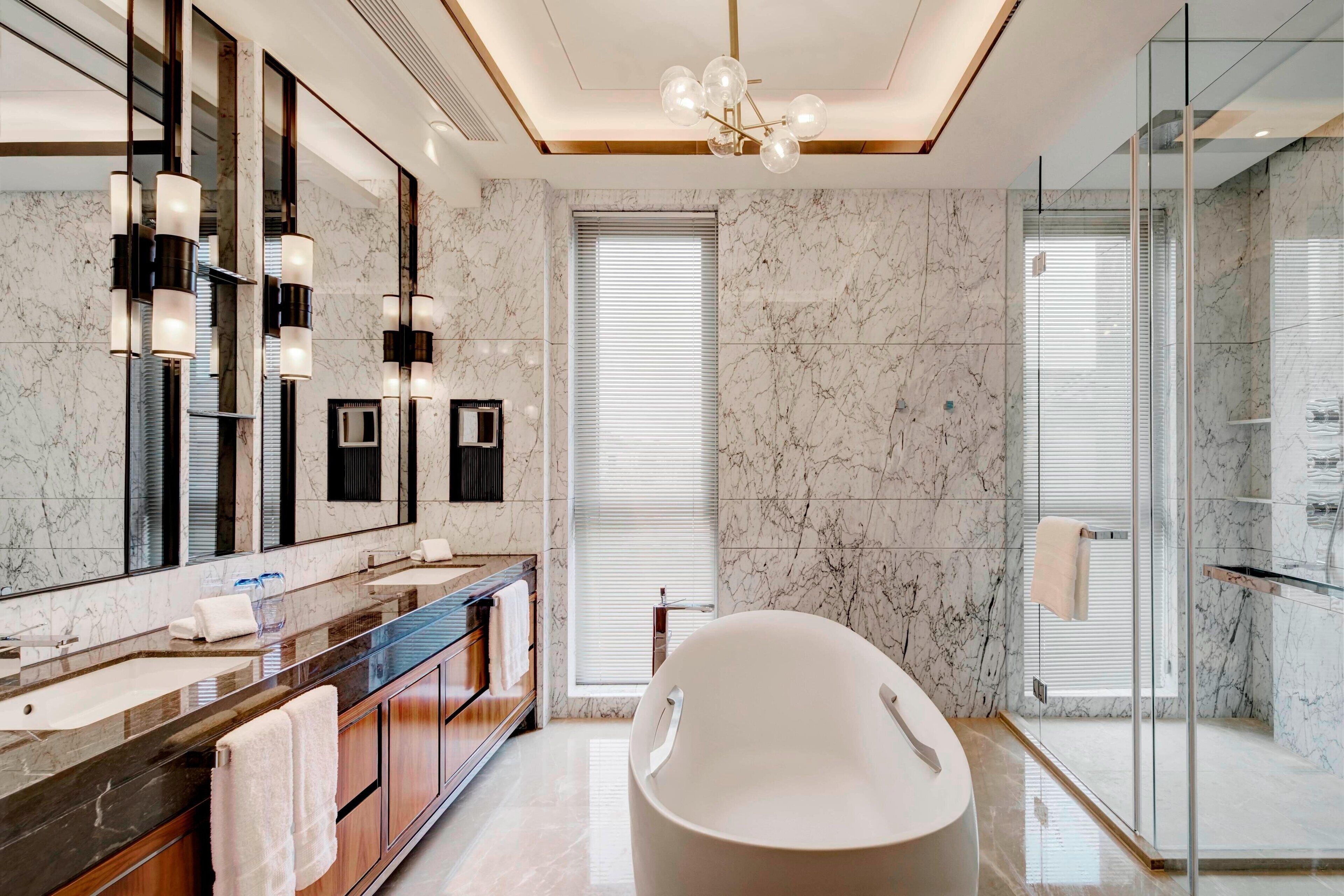 free toiletries, hair dryer, bathrobes, slippers