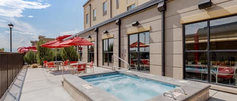 Indoor pool, open 8:00 AM to 10:00 PM, pool umbrellas, pool loungers