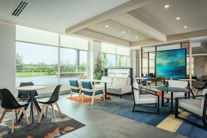 Sala de estar en el lobby
