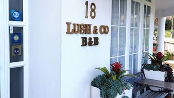 Entrée de l’hébergement