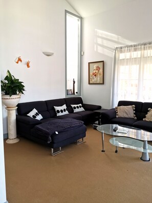 Siddeområde i lobbyen