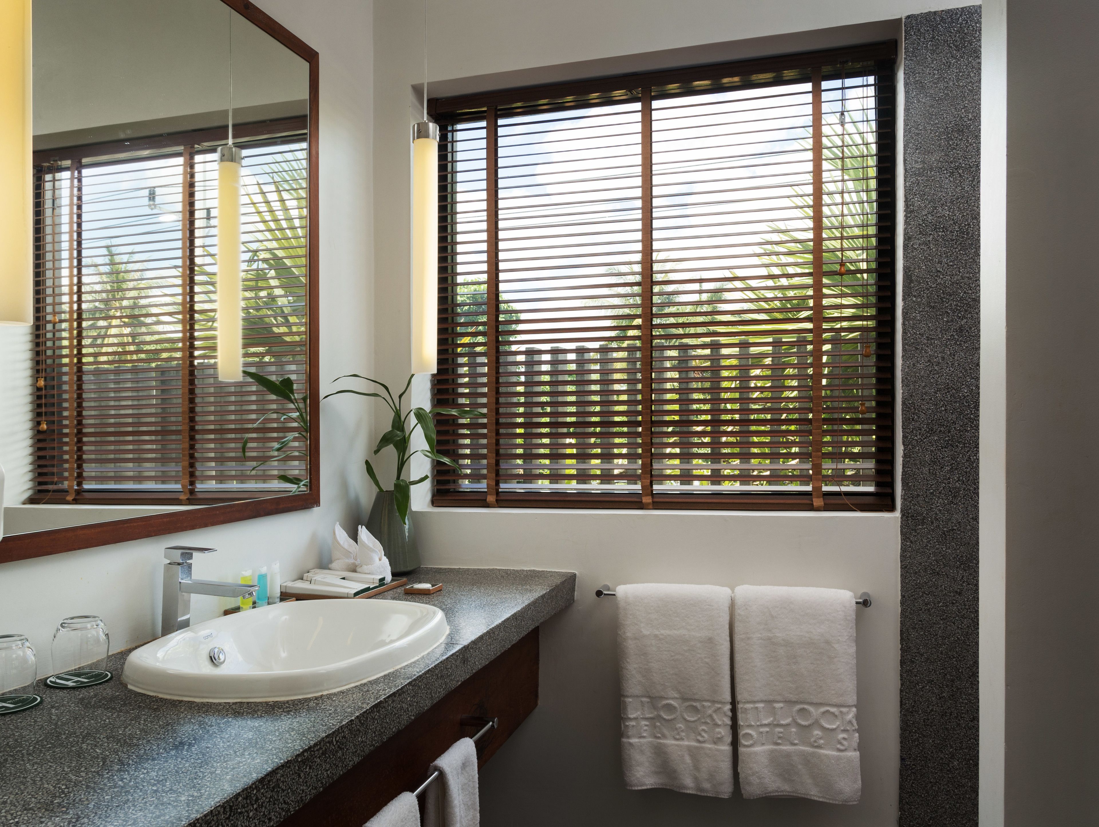 free toiletries, hair dryer, bathrobes, slippers