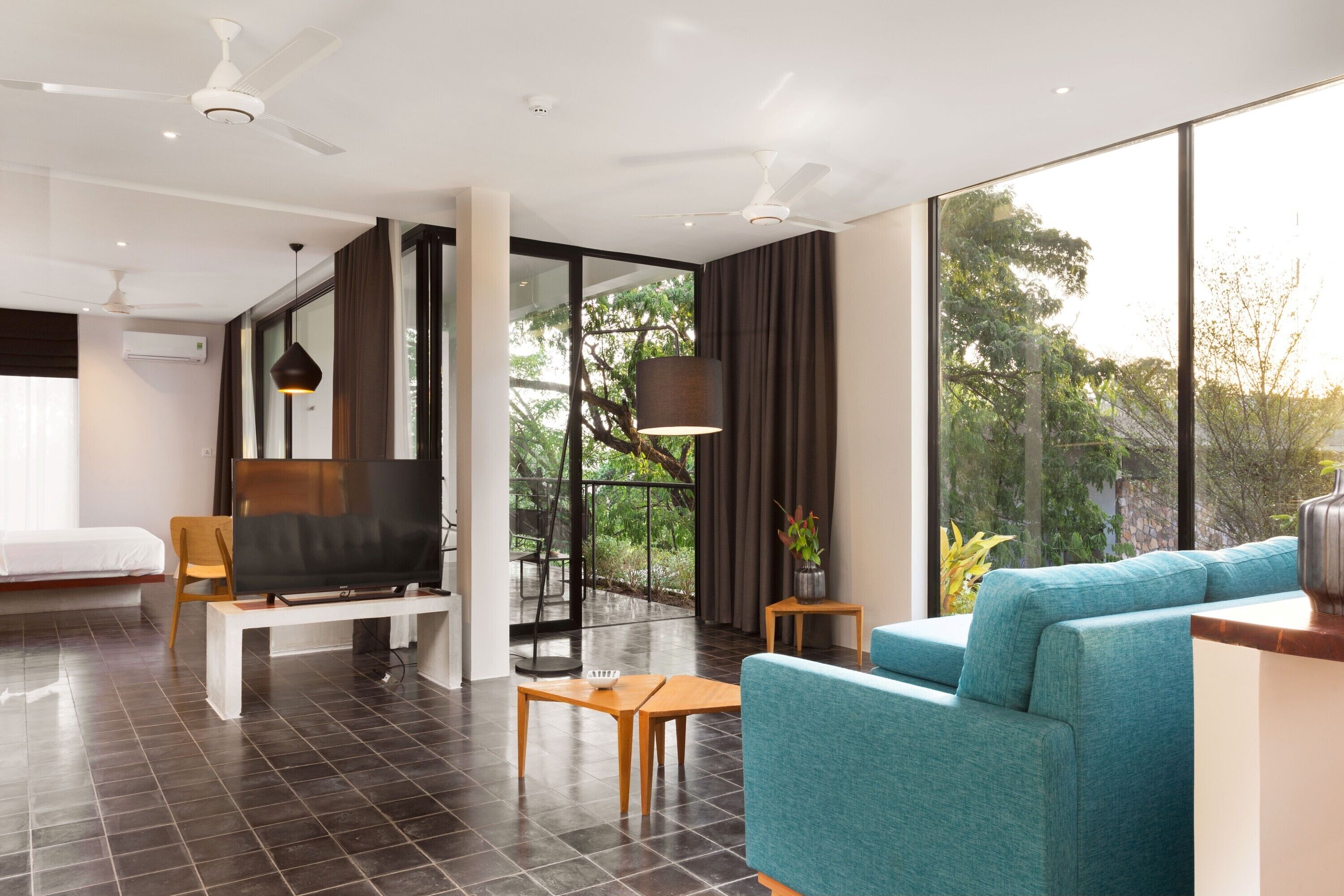 presidential suite with balcony + free pickup + 1 time set lunch + 50% spa | view from room