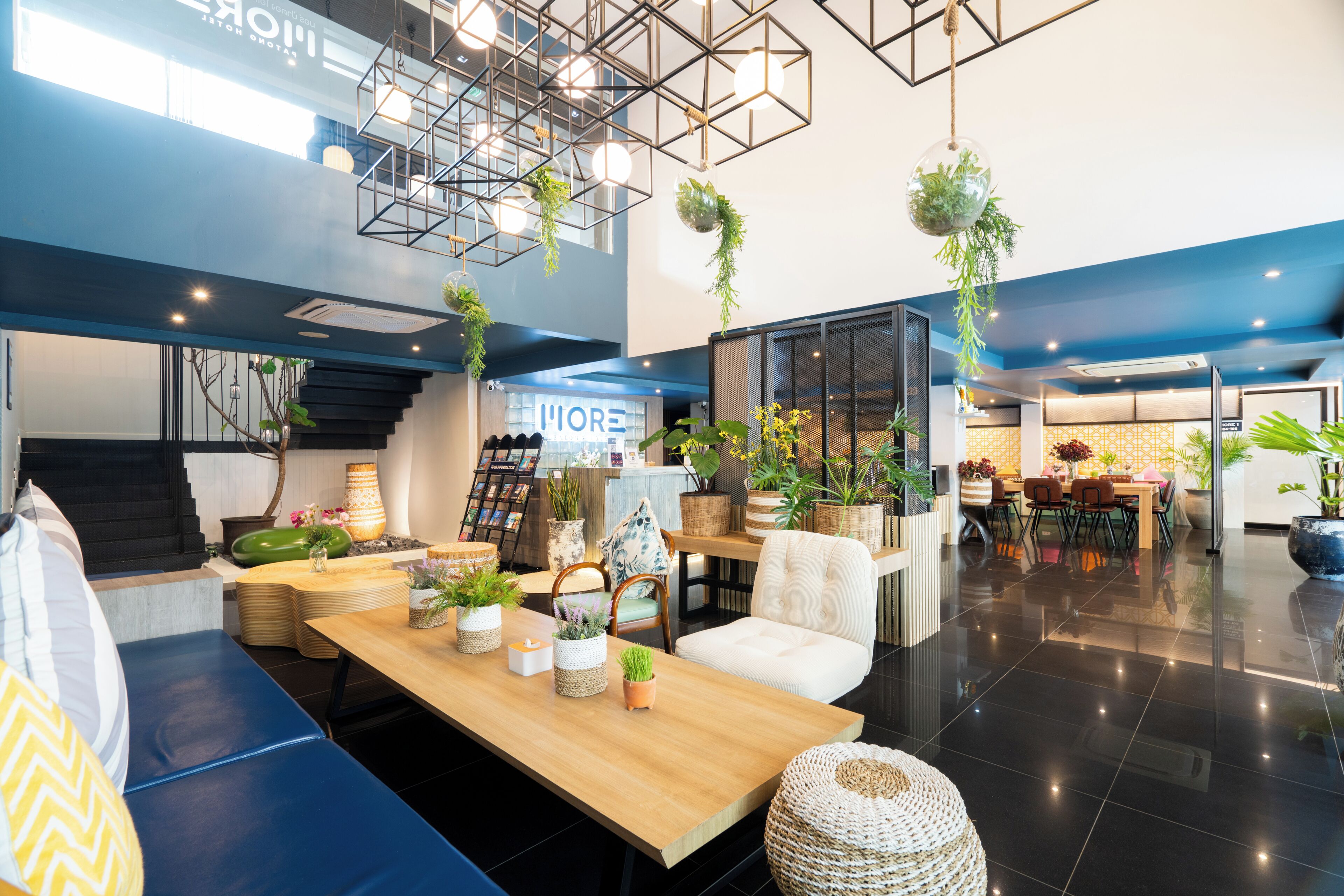 Sitteområde i lobbyen