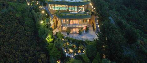 Front of property - evening/night