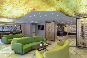 Sitteområde i lobbyen