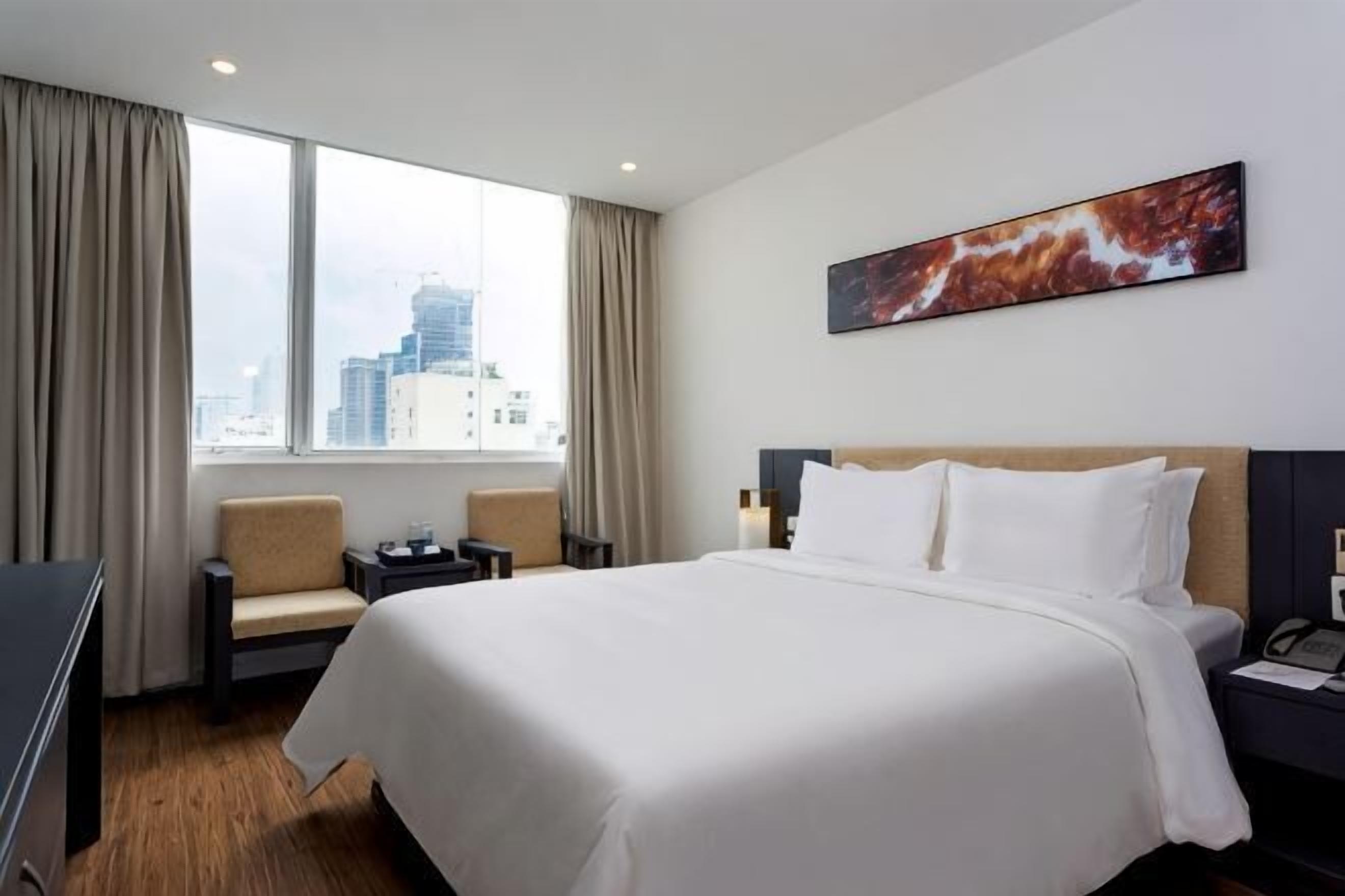 Minibar, in-room safe, desk, blackout drapes