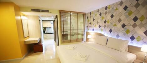 Suite B (Double Suite) | Coffres-forts dans les chambres, bureau, Wi-Fi gratuit