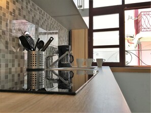 複式房屋, 1 間臥室 | 私人廚房 | 大型雪櫃/冰箱、微波爐、爐具、特濃咖啡機