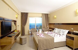 Deluxe Double or Twin Room, Sea View | Desk, free cribs/infant beds, rollaway beds, free WiFi