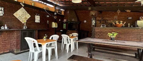 Espace de banquet Ă lâextĂ©rieur