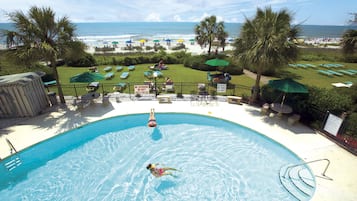 Indoor pool, outdoor pool