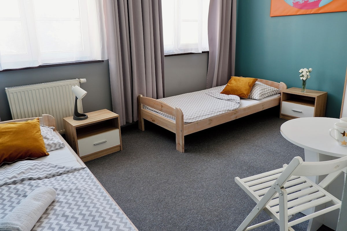 Twin Room, Private Bathroom (TWIN) | Individually decorated, iron/ironing board, free WiFi, bed sheets