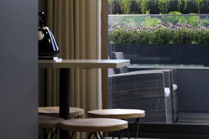 Uitzicht vanuit accommodatie