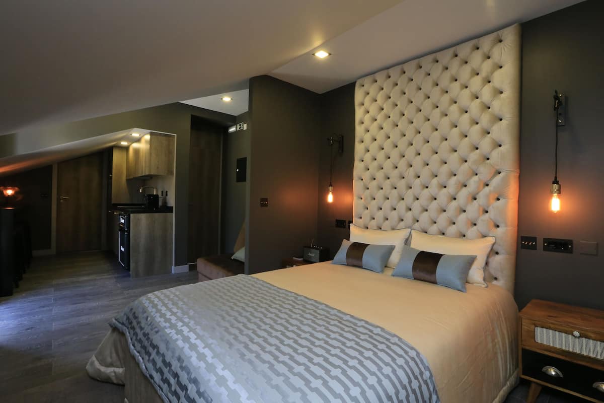Penthouse - terrass | Minibar, ljudisolering, strykjärn/strykbräda och gratis wi-fi