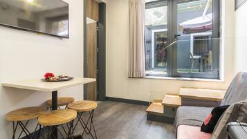 Apartment, 2 Bedrooms | Minibar, soundproofing, iron/ironing board, free WiFi