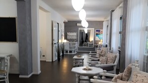 Sitteområde i lobbyen